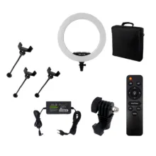 کیت رینگ لایت 75 وات Hero-416 و میکروفون A-kit41 - تصویر 4