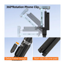 سه پایه موبایل جیماری Jmary KT 259 Selfie Stick - Image 5