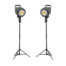 کیت تولید محتوا دو تایی ویدیو لایت COB-1201 با پایه A-kit19 - تصویر 4