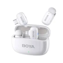میکروفون بی سیم بویا سفید Boya Wireless Microphone Mini 13 Combo