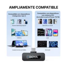 میکروفون بی سیم بویا BOYA BY-V30 Type-C Condenser Microphone - تصویر 2