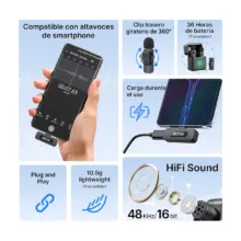 میکروفون بی سیم بویا BOYA BY-V30 Type-C Condenser Microphone - تصویر 5