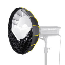 سافت باکس پارابولیک نيمه عميق نايس فوتو پرتابل Nicefoto Parabolic 60cm - Image 4
