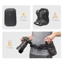 کوله پشتی لوپرو Lowepro Protactic BP 350 III (Black) LP37505-PWW - تصویر 8