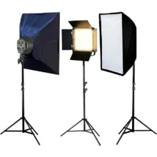 کیت سه شاخه S-680 و سافت باکس 4 لامپ D-kit24