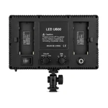 نور ال ای دی پروفشنال Professional LED U600 به همراه باتری و شارژر - تصویر 4