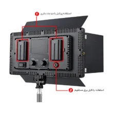 نور ال ای دی پروفشنال Professional LED U600 RGB به همراه باتری و شارژر - تصویر 8