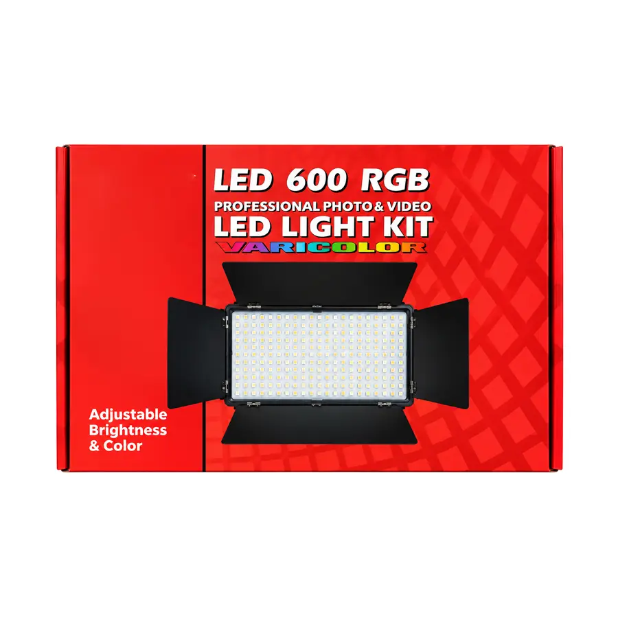 u600-rgb-1 نور ال ای دی پروفشنال Professional LED U600 RGB به همراه باتری و شارژر - تصویر 1