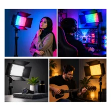 نور ال ای دی پروفشنال Professional LED U600 RGB به همراه باتری و شارژر - تصویر 12