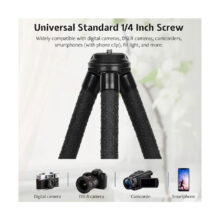 سه پایه دوربین کینگ جوی Kingjoy KT-660+BD-50 camera tripod - Image 4