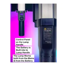 نور باتومی 30 وات ZGRL light Stick 2000 RGB - تصویر 4