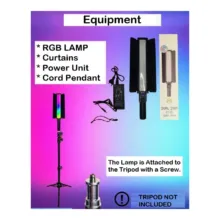 نور باتومی 30 وات ZGRL light Stick 2000 RGB - تصویر 5