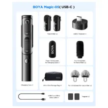 میکروفون جادویی بی سیم بویا BOYA Microphone Magic-05 - تصویر 8