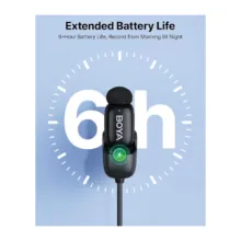 میکروفون بی سیم بویا Boya Dual Wireless Microphone Mini 23 Type-C - تصویر 7