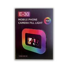 رینگ لایت سلفی موبایل LED LIGHT E-30 RGB - Image 4