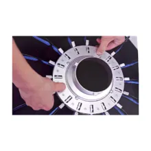 کیت حرفه ای آرایشگاه BK-300 با پارابولیک و بکگراند G-kit8 - تصویر 11