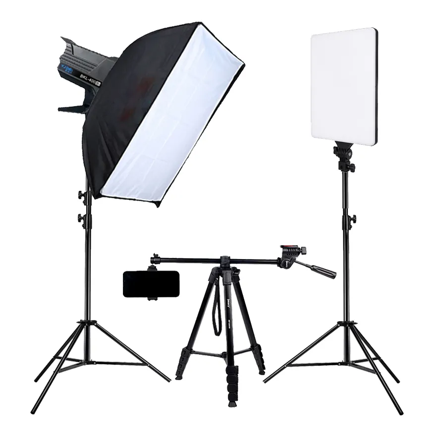 bk300-460-2209 کیت تولید محتوا YJBEI BK-300 با پنل LED و پایه موبایل B-kit19 - تصویر 1