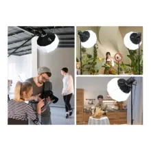 سافت باکس بالونی پرتابل رینگ فلزی Lantern Soft 65cm - تصویر 9