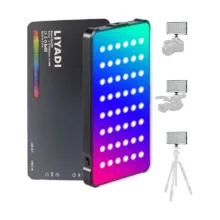 کیت ویدیو لایت BKM-400 با میکروفون و نور رنگی B-kit28 - تصویر 16