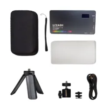 کیت ویدیو لایت BKM-400 با میکروفون و نور رنگی B-kit28 - تصویر 17