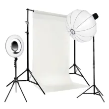 کیت تولید محتوا آرایشگاهی BK-300 و SR-3161 با بکگراند G-kit7 - تصویر 2
