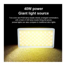 پنل نور ال ای دی سپتا Septa Panel Light PB40R RGB - تصویر 11