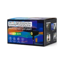 ويدیو لايت 100 وات Video light W600 RGB - تصویر 5