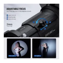 اسنوت لنز اپتیکال نیور NEEWER optical snoot LS38 - تصویر 6