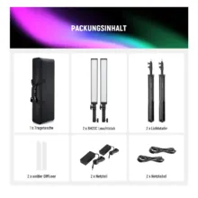 کیت نور باتومی نیور NEEWER BH20C RGB - تصویر 2