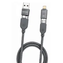 کابل شارژ سریع فرستیو FIRSTYOU C098 Gray - تصویر 5