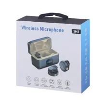 میکروفون بی سیم یقه ای Dual Microphone SH8 - تصویر 7