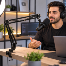 پایه نگهدارنده فنری موبایل و میکروفون Microphone & Mobile Stand - تصویر 7
