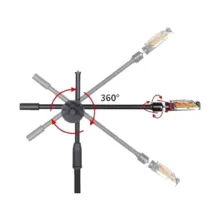 کیت سافت لایت 980 با پایه و میله T و ریموت G-kit11 - تصویر 10