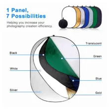 رفلکتور 7 کاره گودکس Godox Reflector 100x150cm 7in1 - تصویر 5