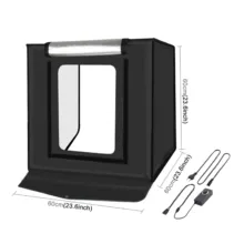 خیمه ال ای دی دار پلوز Puluz Light Tent 60x60cm - تصویر 2