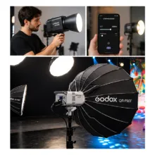ویدیو لایت گودکس Godox LE200BI Bi-Color LED Monolight Black - تصویر 6