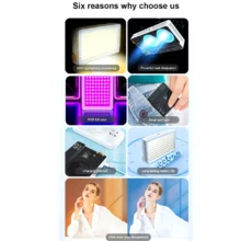 پنل نور ال ای دی آراروکس Ararox Panel Light SL-PB40R RGB - تصویر 18
