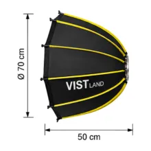 پارابولیک پرتابل ویست لند VistLand Parabolic QR-P70 - تصویر 5