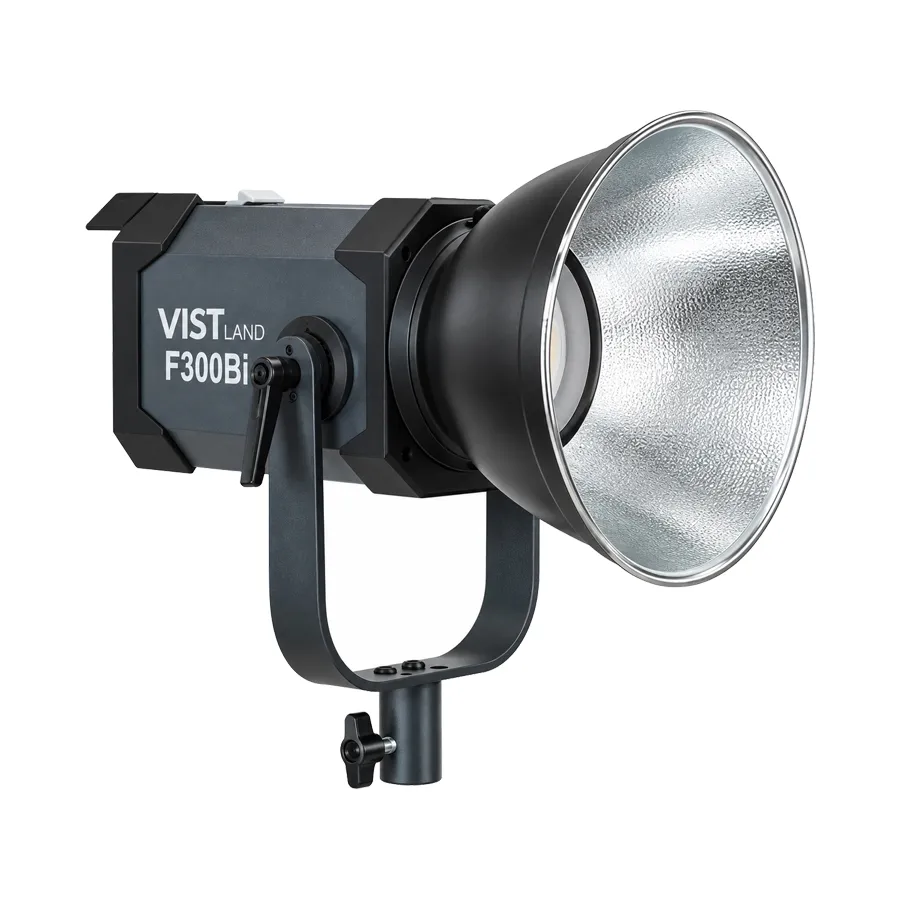 vist-300 ویدیو لایت دو کلوین ویست VISTland Video Light F300BI Bi-Color - تصویر 1